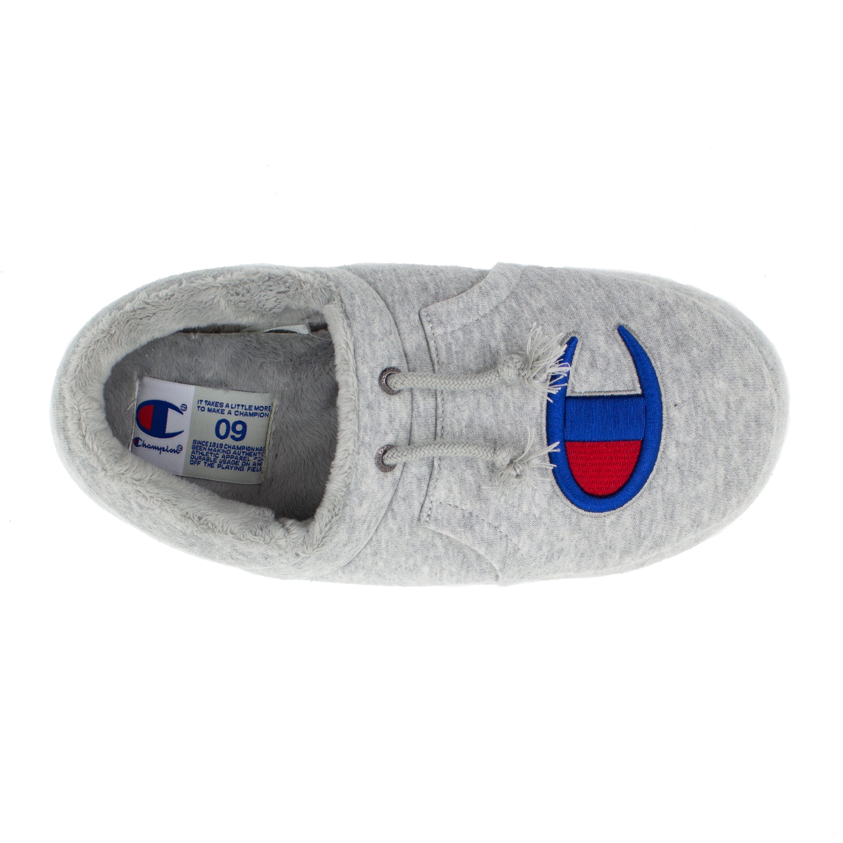champion university slippers grey