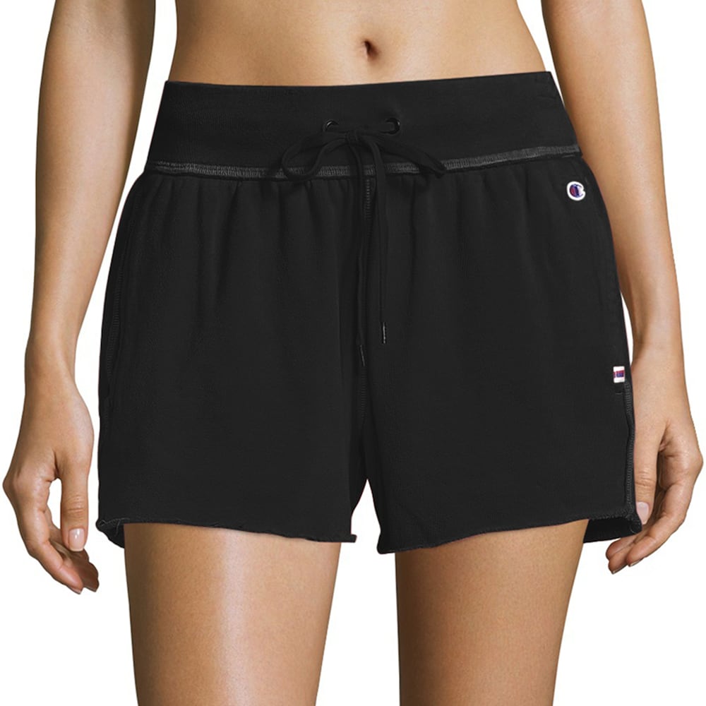 women's champion fleece shorts