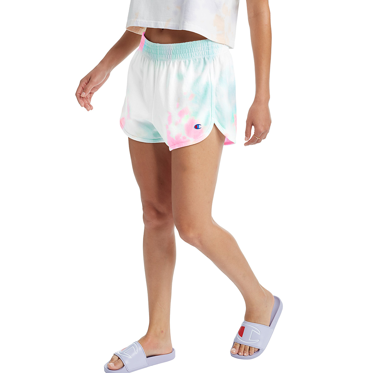 champion retro dolphin shorts
