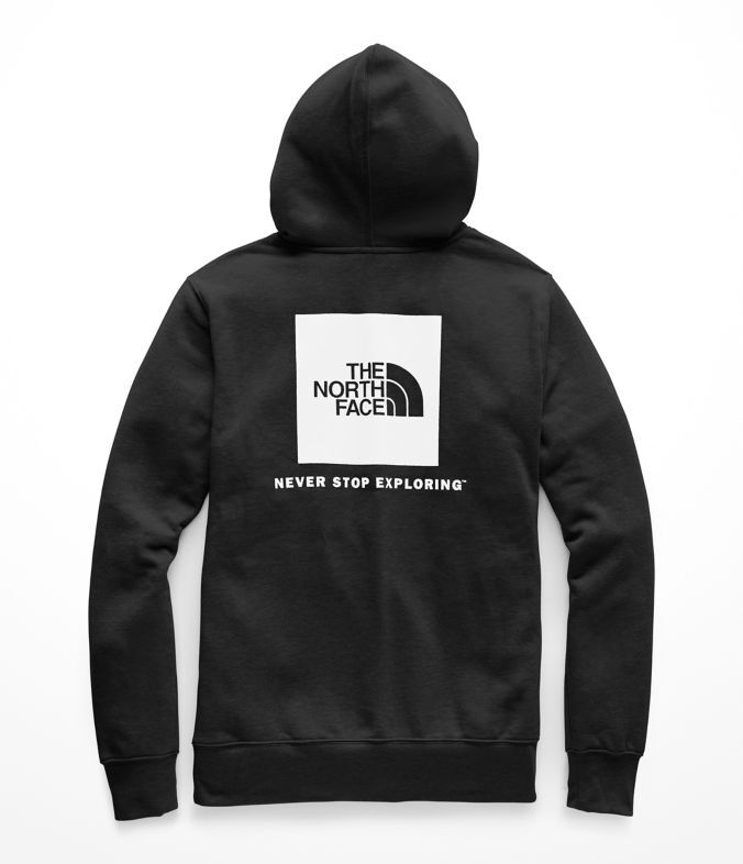 north face red box pullover