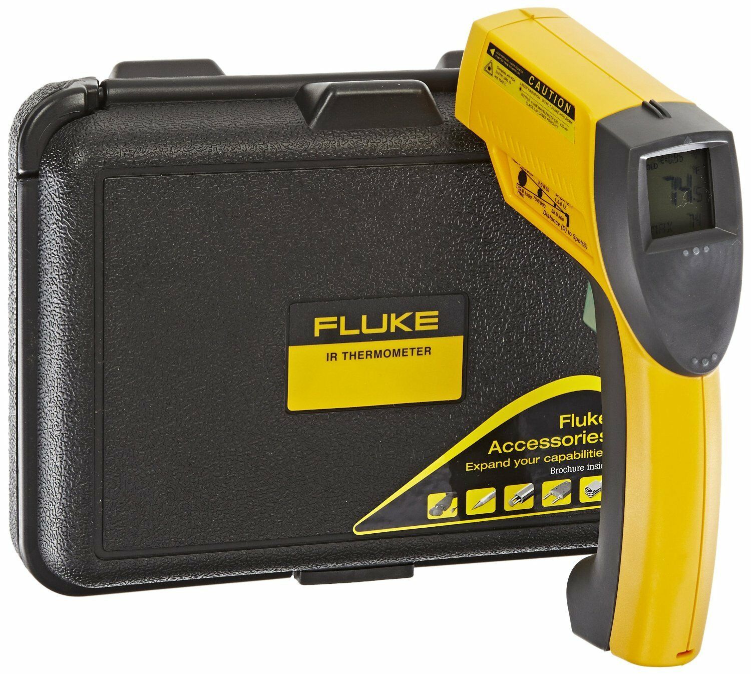 Fluke 63 Mini Infrared Thermometer Gun, 121 distace to spot ratio