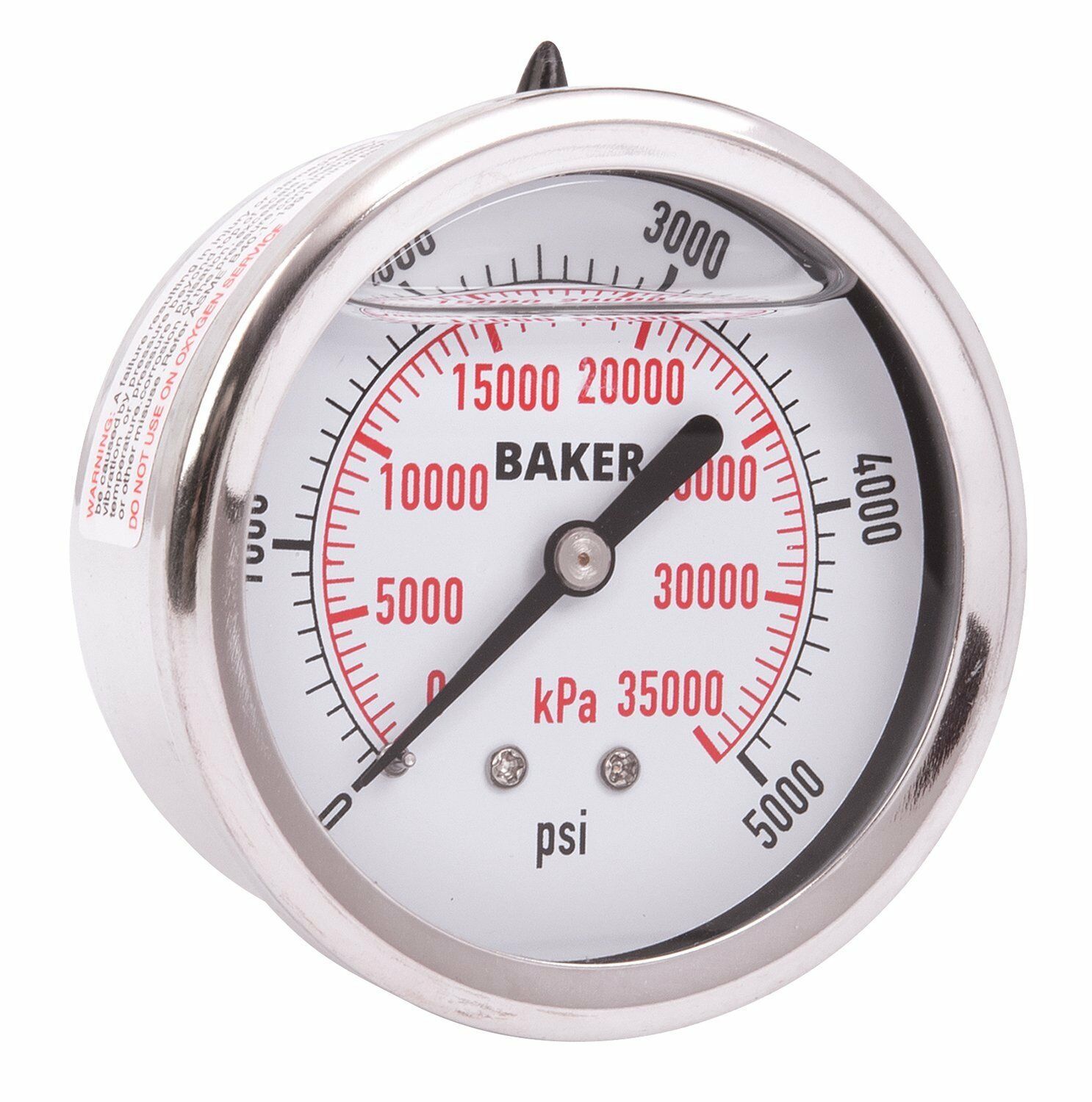 Купить Воздушные манометры Baker ahnc/5000p Pressure Gauge, 0/5000 PSI ...