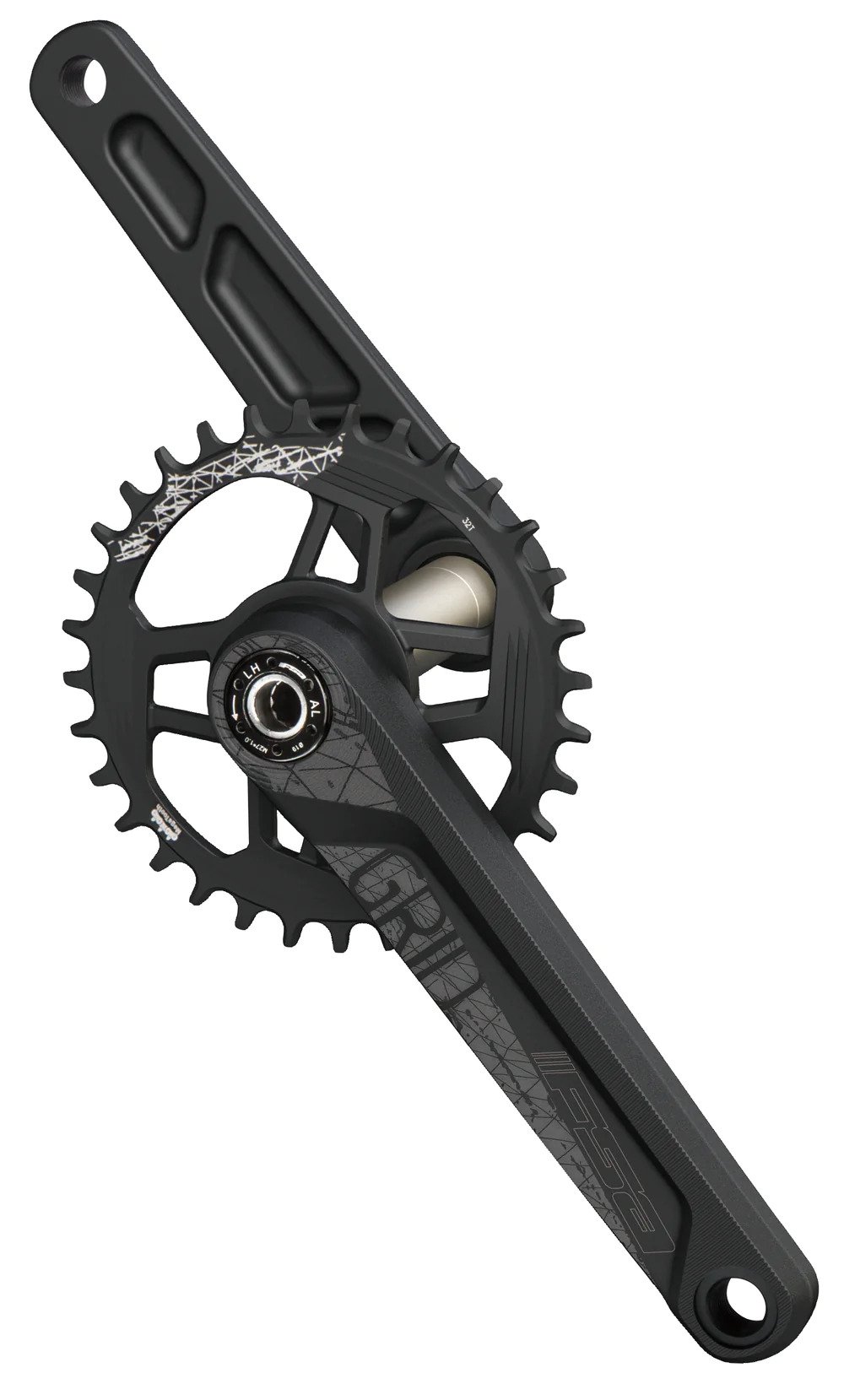 FSA Full Speed Ahead Grid 1X11 MTB Crankset Alloy 30T, Lightweight