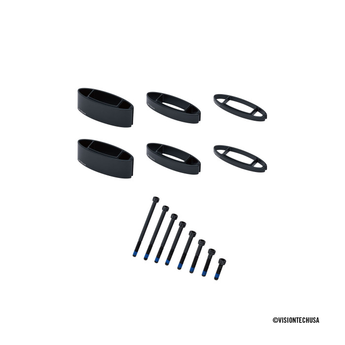 Vision Armrest Stack Riser Kit, For TFA, TriMax, and TFE Aerobars