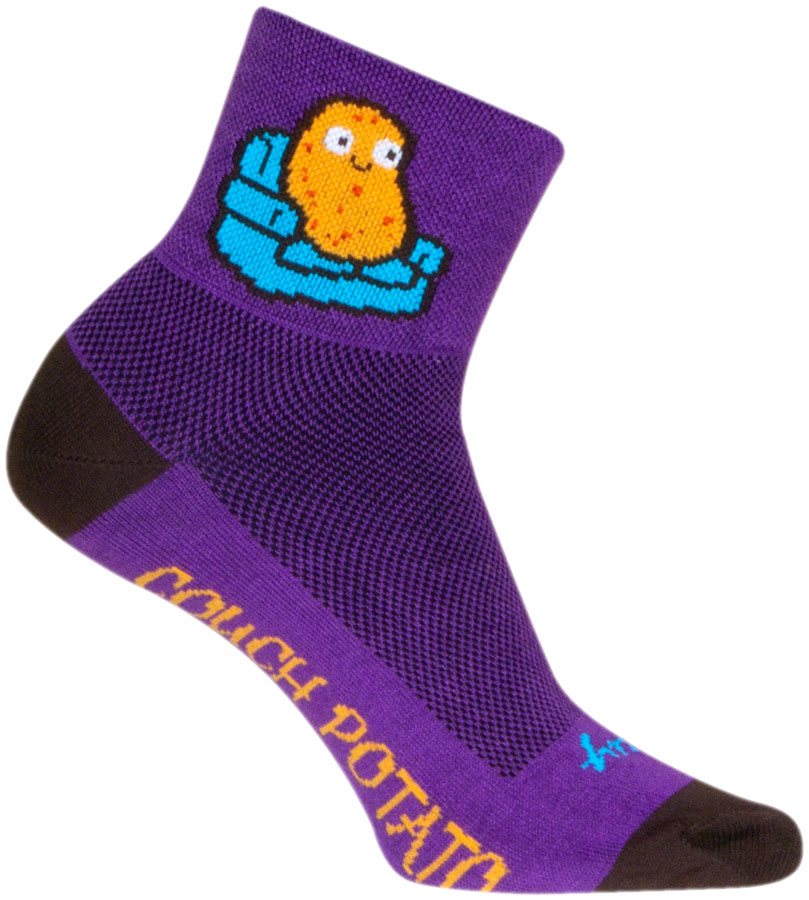 SockGuy Potato Standard Classic Socks - 3", Small/Medium