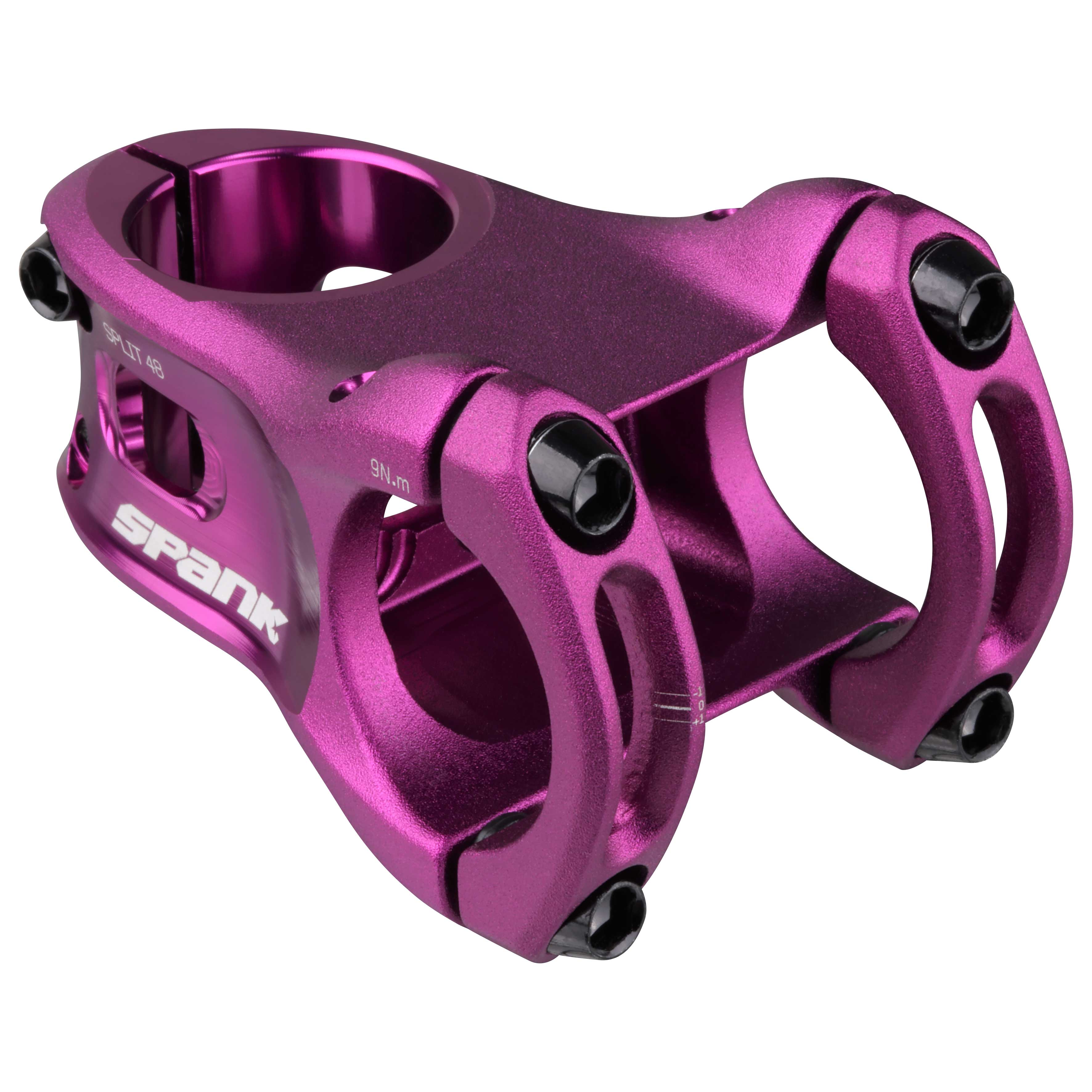 SPANK SPLIT Stem 48mm Purple Aluminum | Ultra-Short Stack