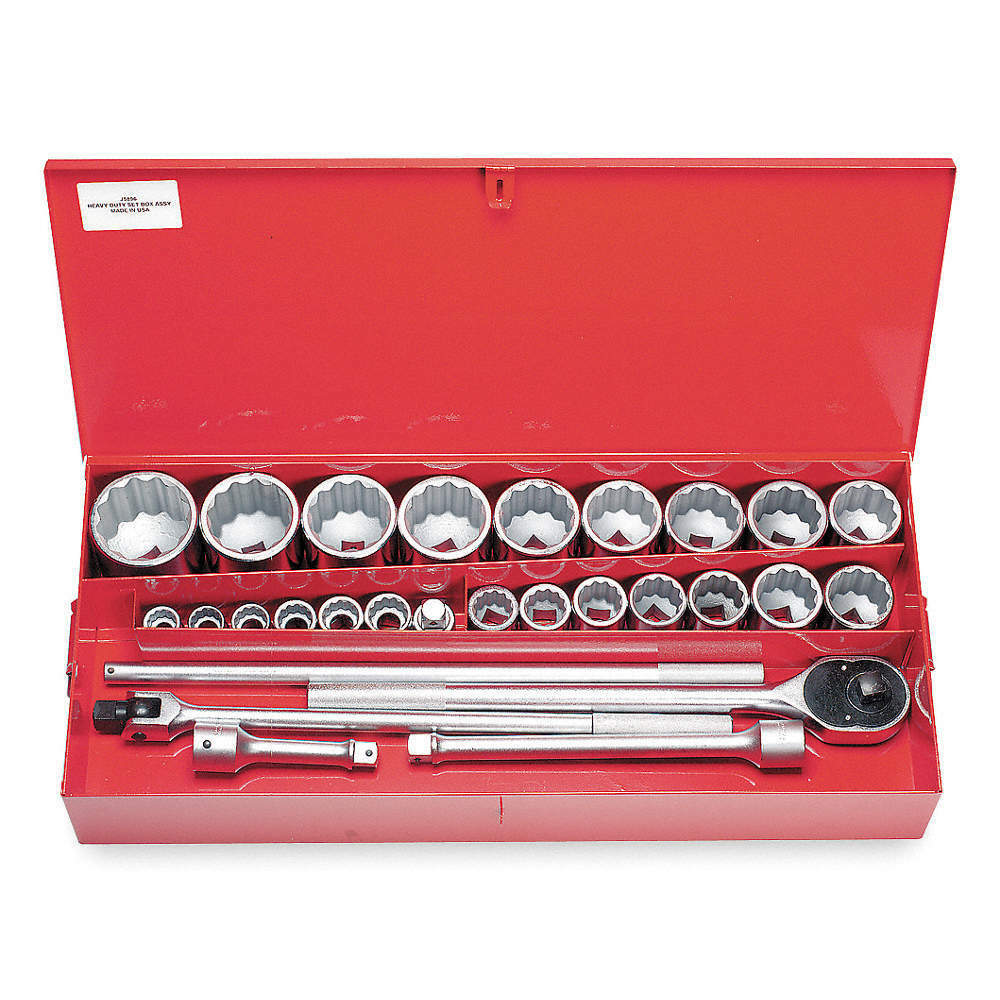 PROTO Socket Wrench Set,SAE,1 in. Dr,29 pc, J57104 J57104 eBay