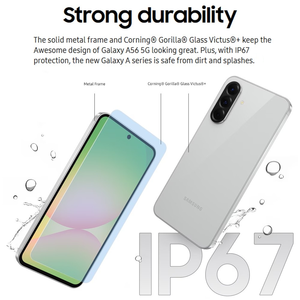 Samsung Galaxy A56 5G 8GB/256GB 新品未開封 Amazon.com: SAMSUNG Galaxy A56 5G 2025 with AI | 256GB, 8GB, Dual