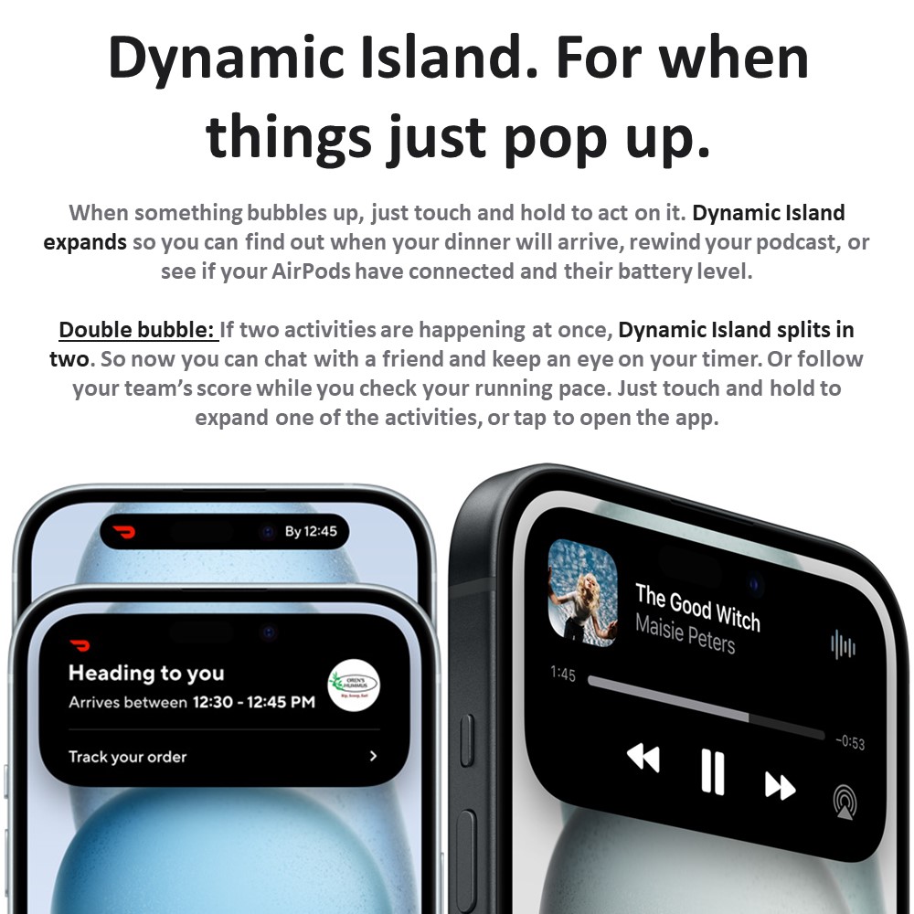 Apple iPhone 15 5G (128GB, 6GB) 6.1" US Model Fully Unlocked for Global - Picture 7 of 48