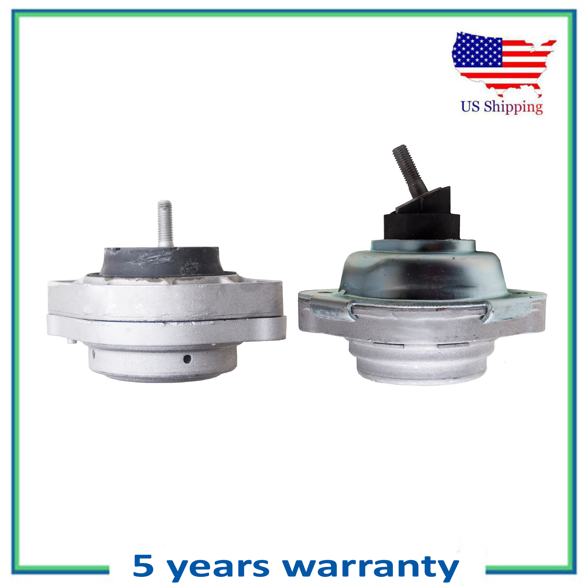 Front Left & Right Engine Motor Mount Set of 2PCS For 20042006 BMW X3