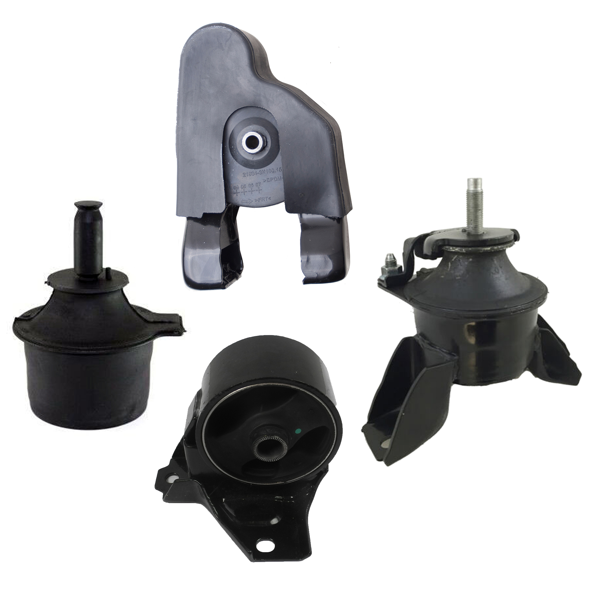 For Hyundai Azera 3.3L 3.8L 2006 2007 2008 Set of 4PCS Engine Motor