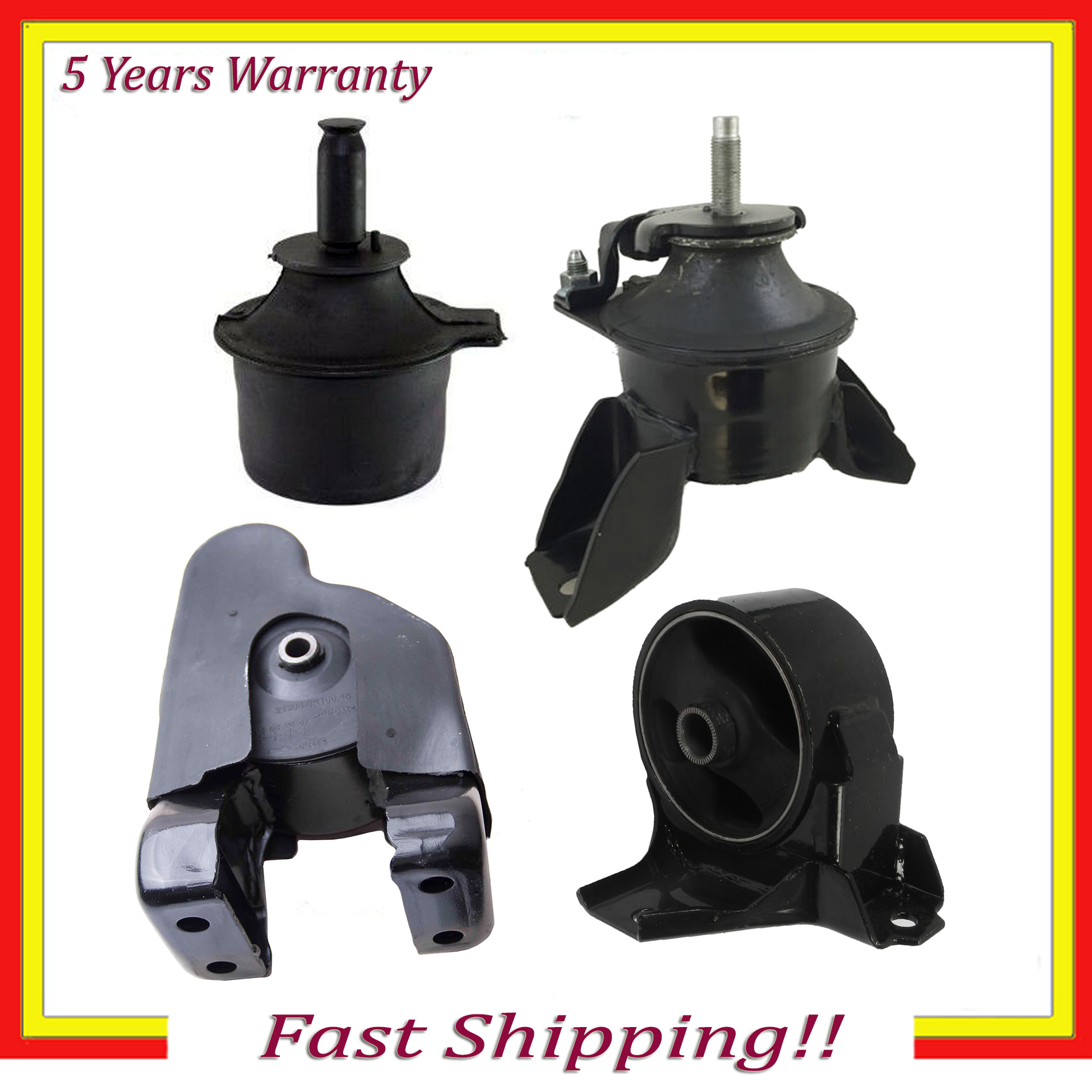 Engine Motor Mount New For 2006 2007 2008 Hyundai Azera 3.3L 3.8L Set