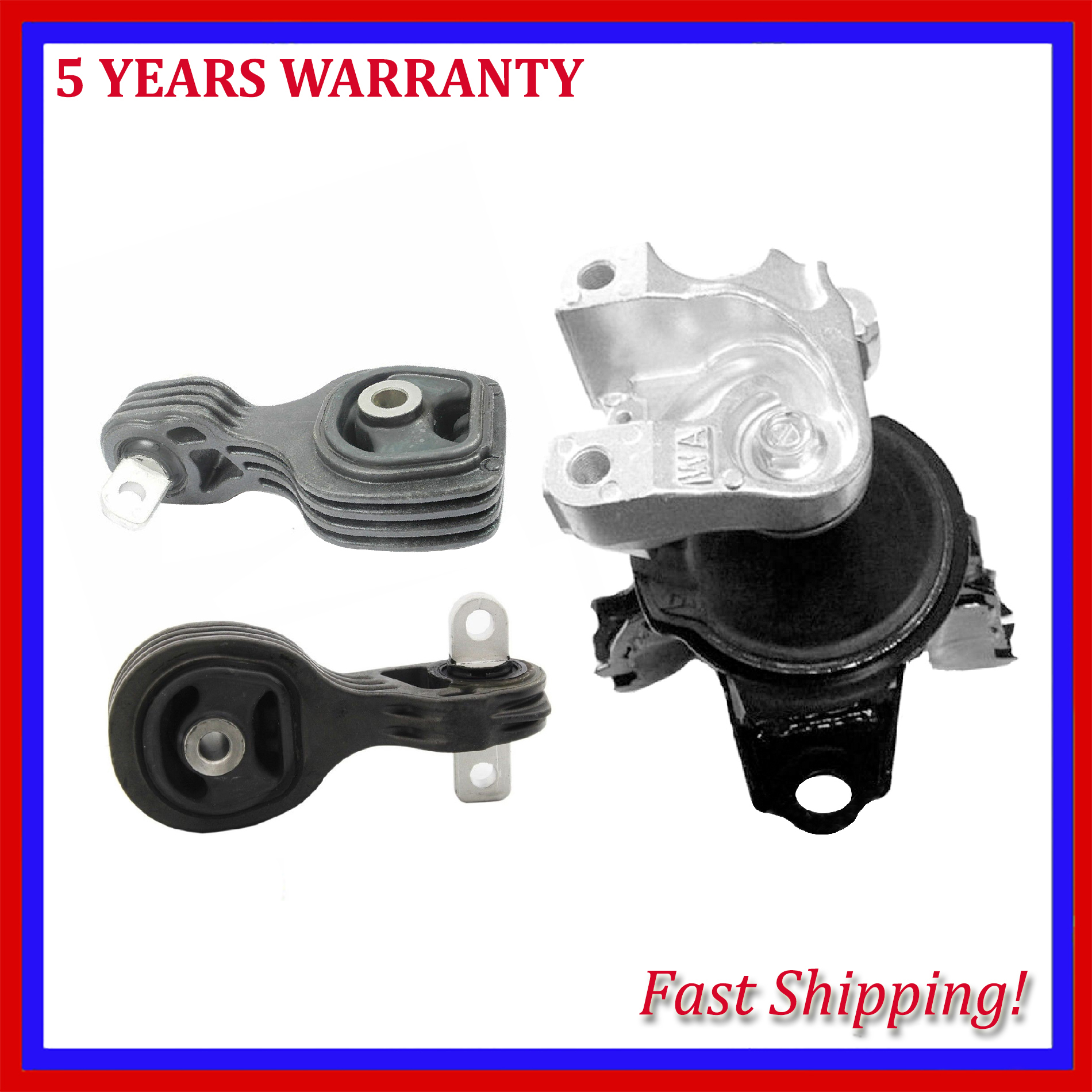 For Honda CRV 20122014 2.4 Engine Motor Mount Set 3PCS Front Right