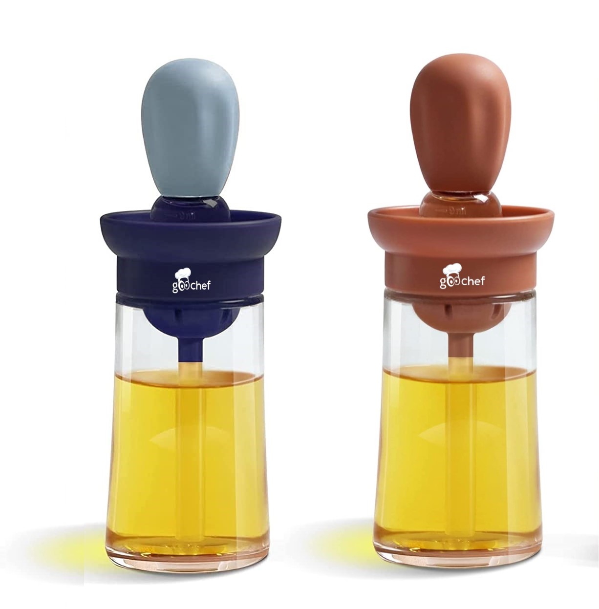 Olive Oil Bottle Storage Container Silicone Basting Brush Baste Cook 2 Pack eBay