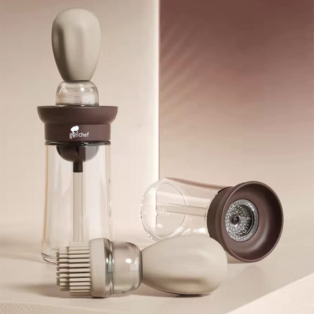 Olive Oil Bottle Storage Container Silicone Basting Brush Baste Cook 2 Pack eBay