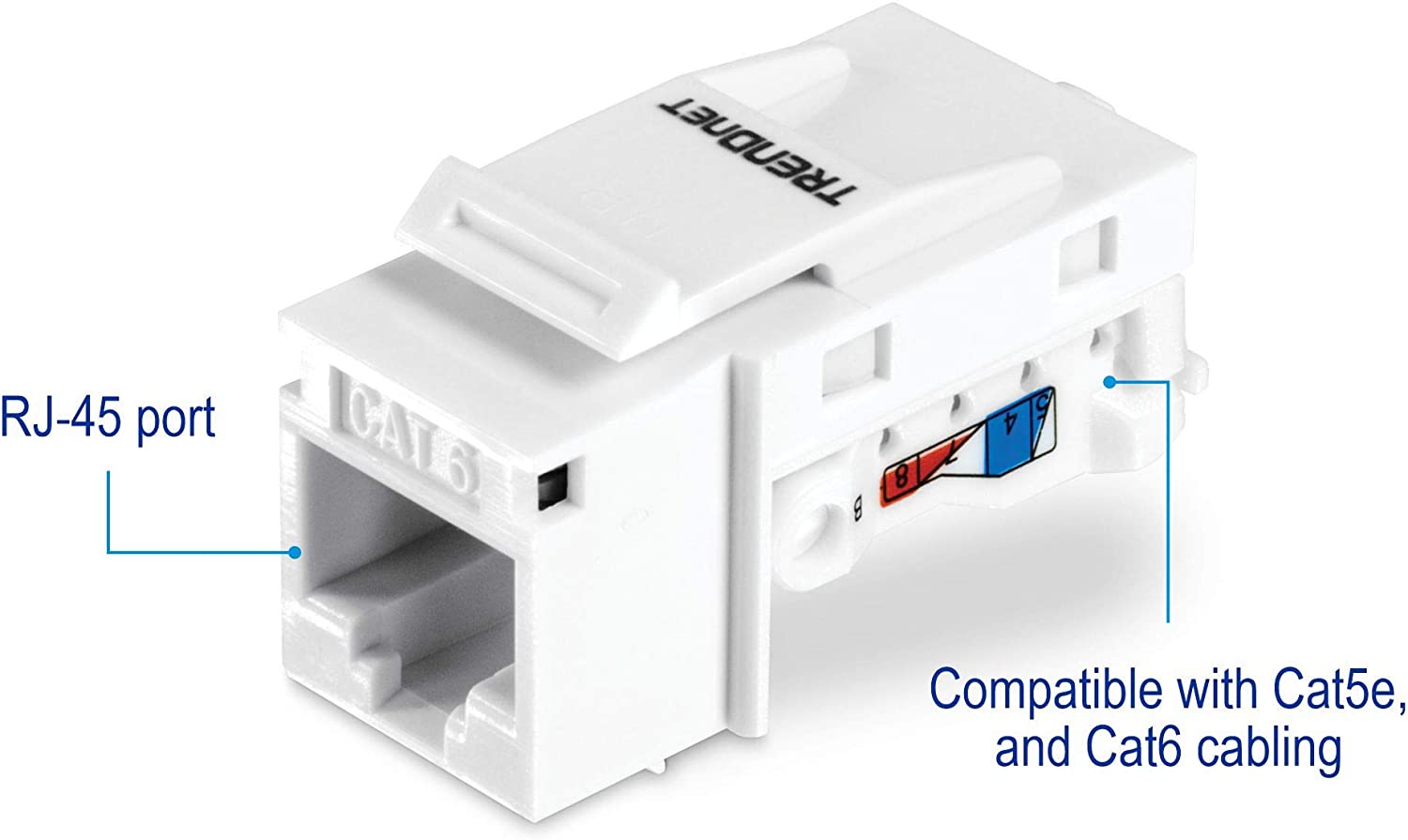 TRENDnet TC-K50C6 50 Pack Cat6 RJ-45 Keystone Jack