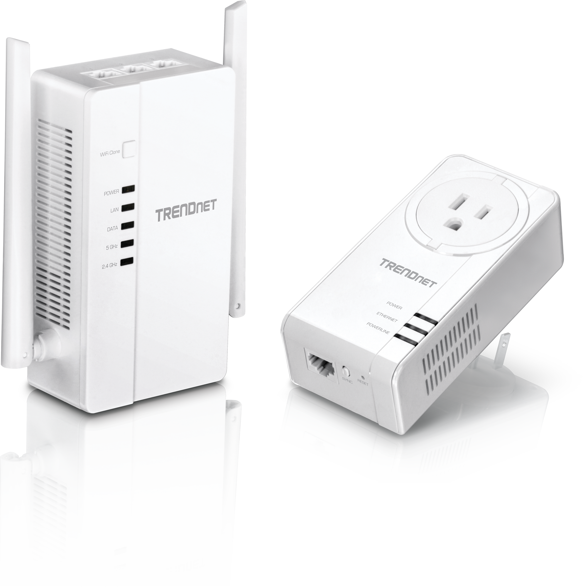 TRENDnet RB-TPL-430APK AC1200 WiFi Everywhere Powerline AP Powerline ...