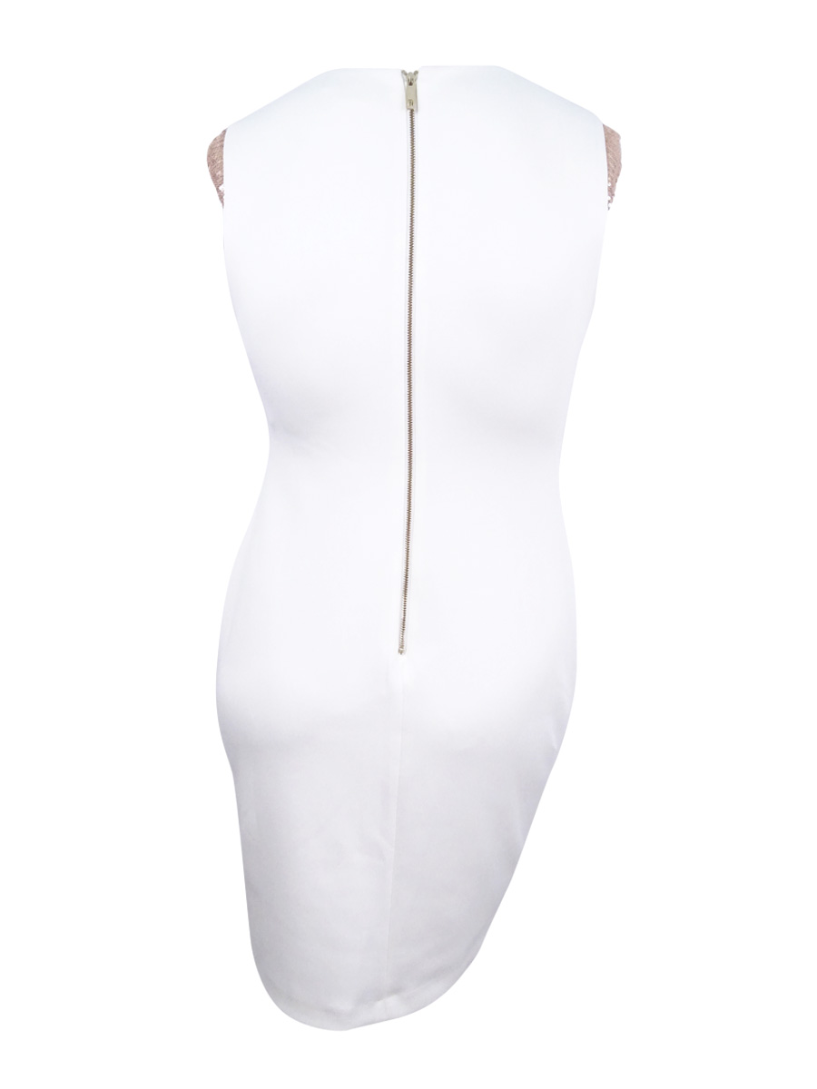 Tommy Hilfiger Women&rsquo;s Sequined-Sleeve Sheath Dress