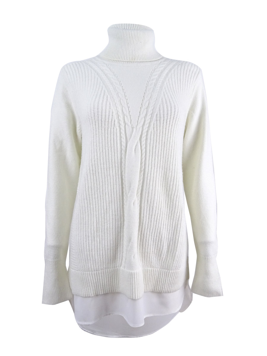 women's layered look sweaters
