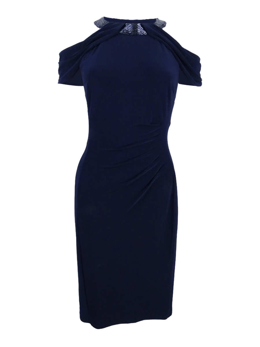 ralph lauren off the shoulder jersey dress Lauren Ralph Lauren Jersey Off-the-Shoulder Gown, Size 2  Vanessa Jane
