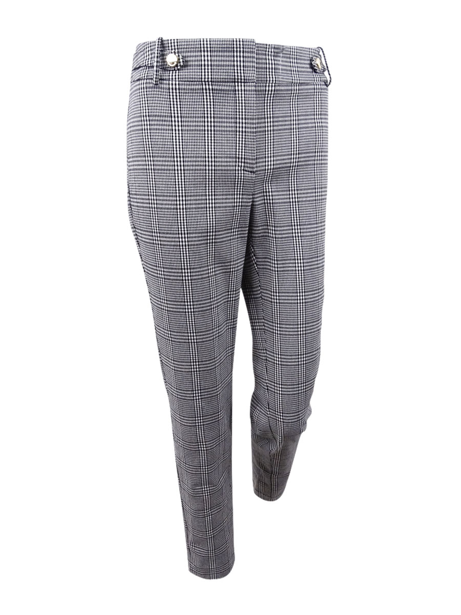 glen plaid pants womens