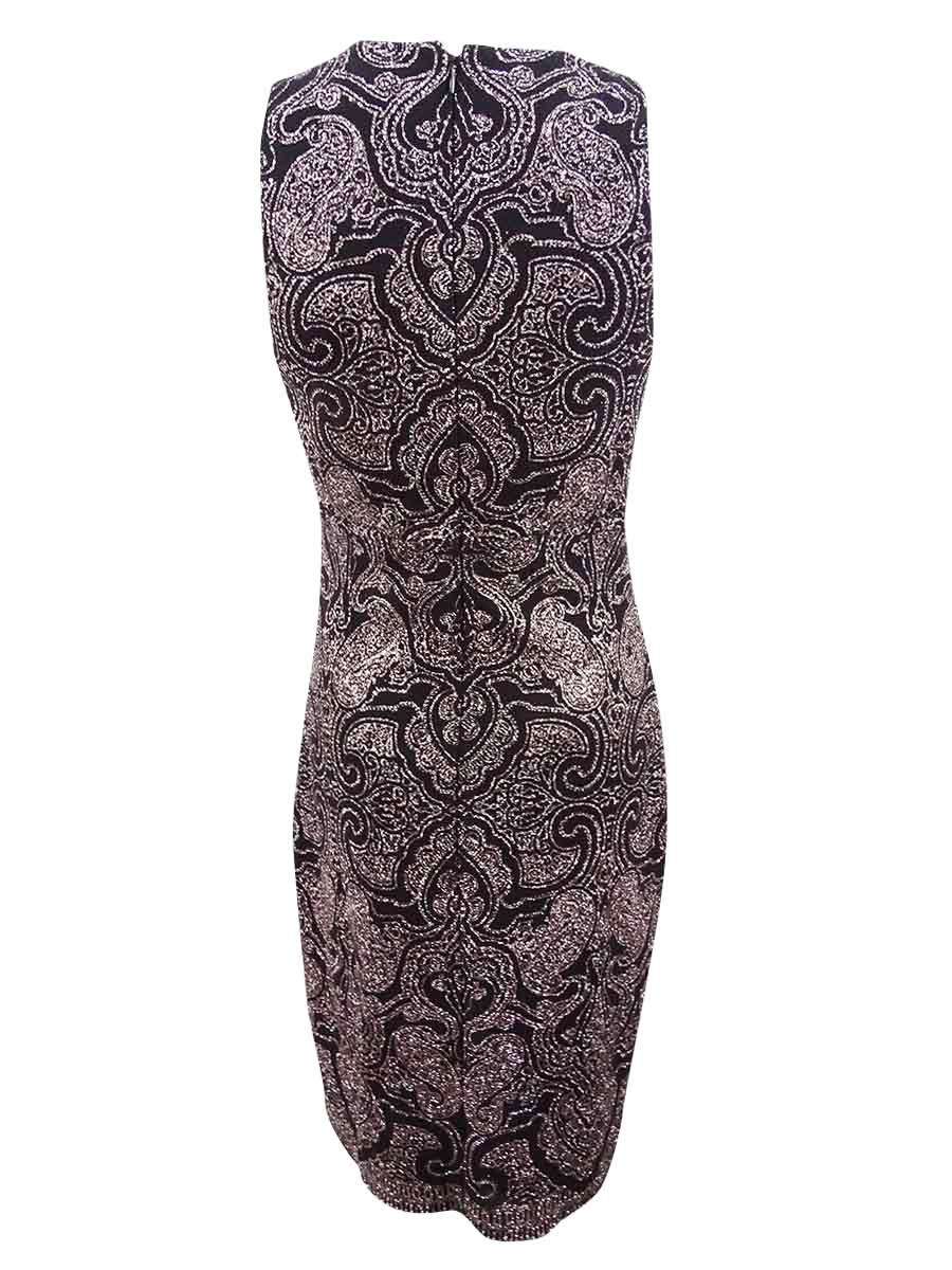 black glitter cocktail dress