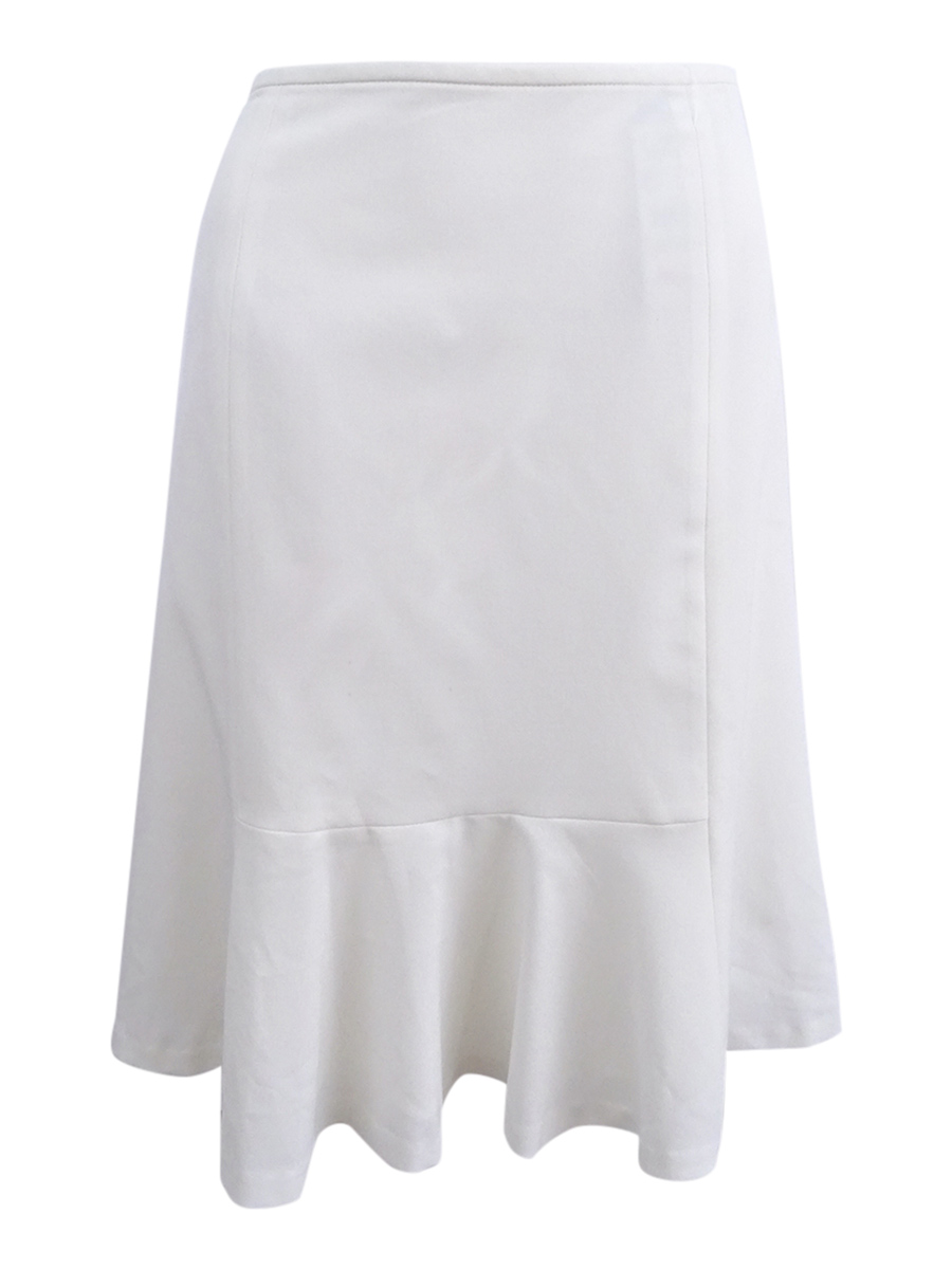 Nine West Women's Flared Hem Skirt (12, Lily)