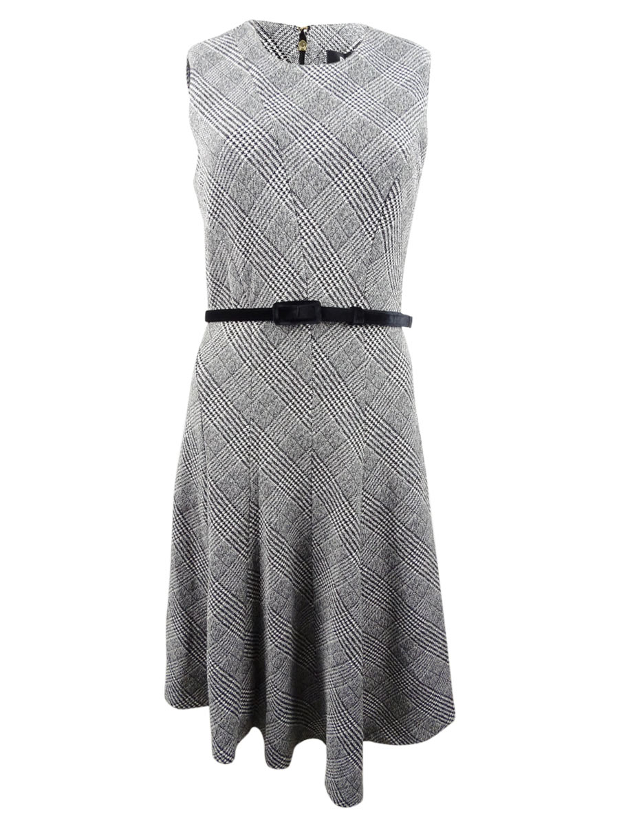 dkny asymmetrical hem dress Dkny Women's Surplice Neck Asymmetrical Hem Dress - Spring Navy Multi