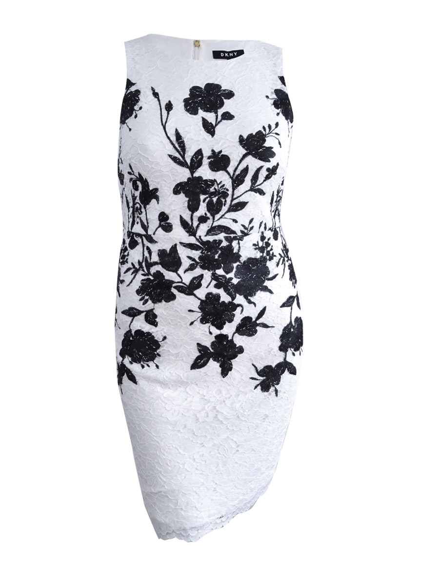 cotton lace shift dress White Button Front Shift Dress main image 0