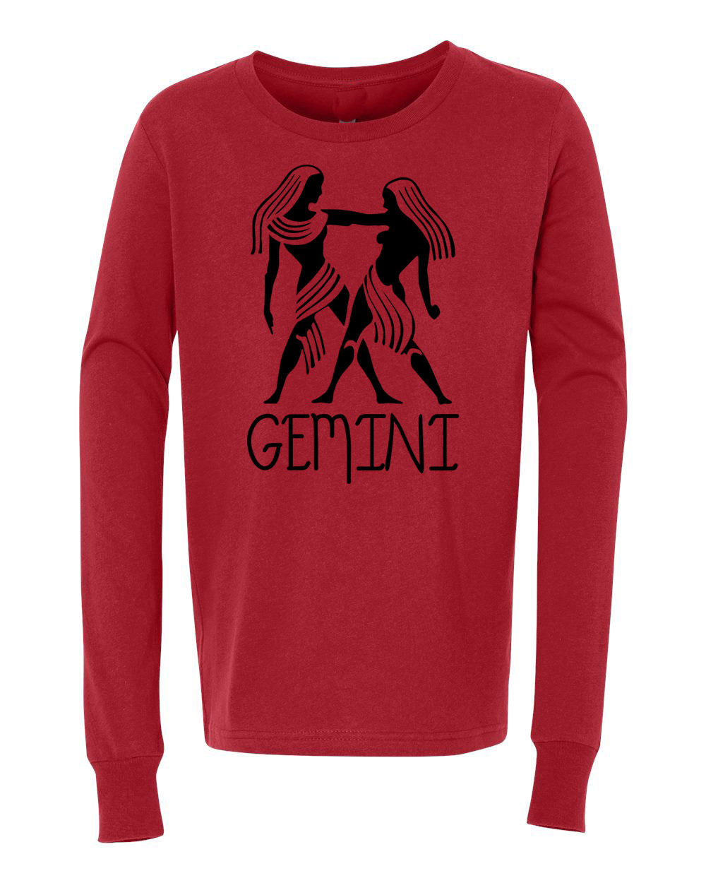 gemini zodiac signs birthday youth long sleeve t-shirt