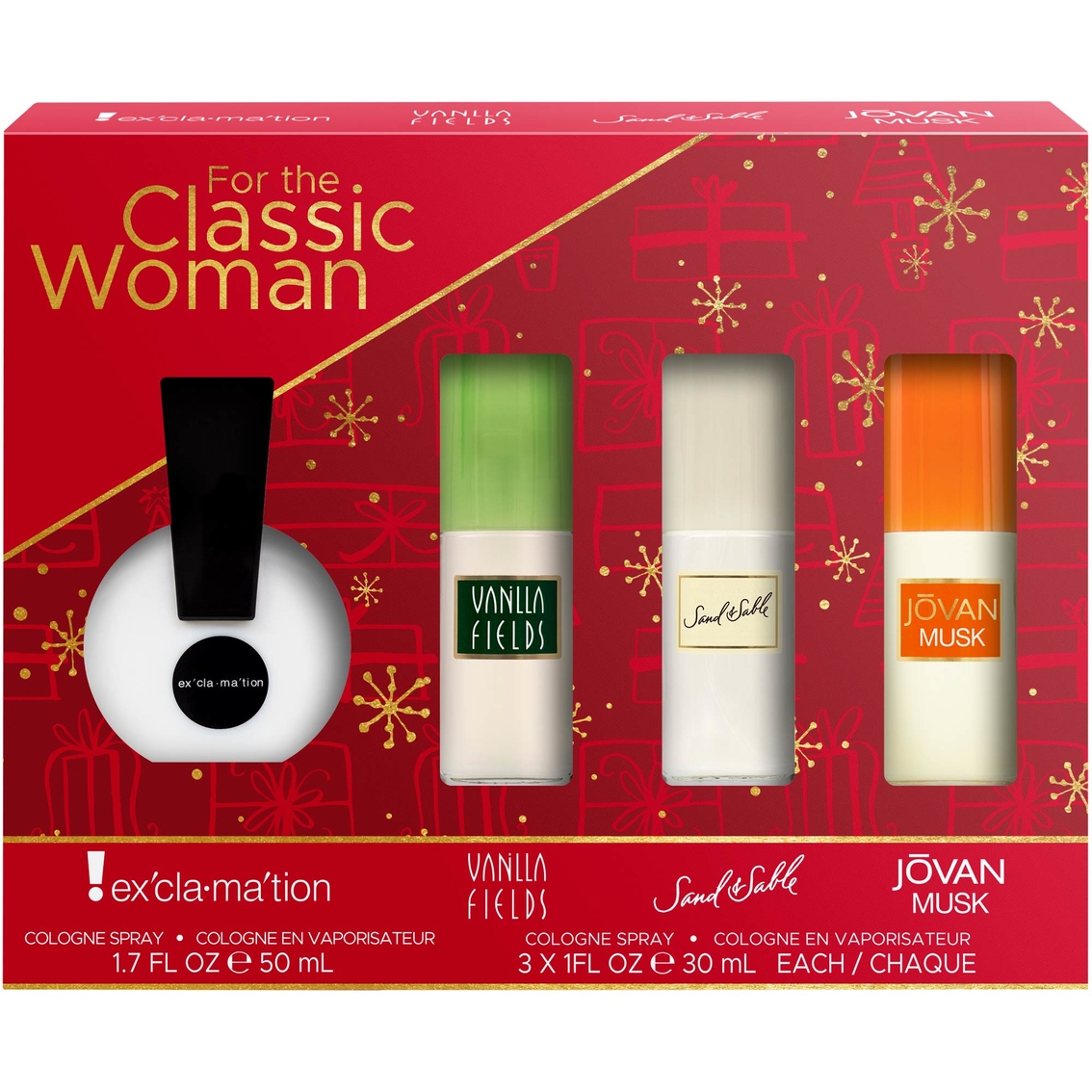 COTY Exclamation Omni Collection of Classic Women's Perfume, 4Pc Gift