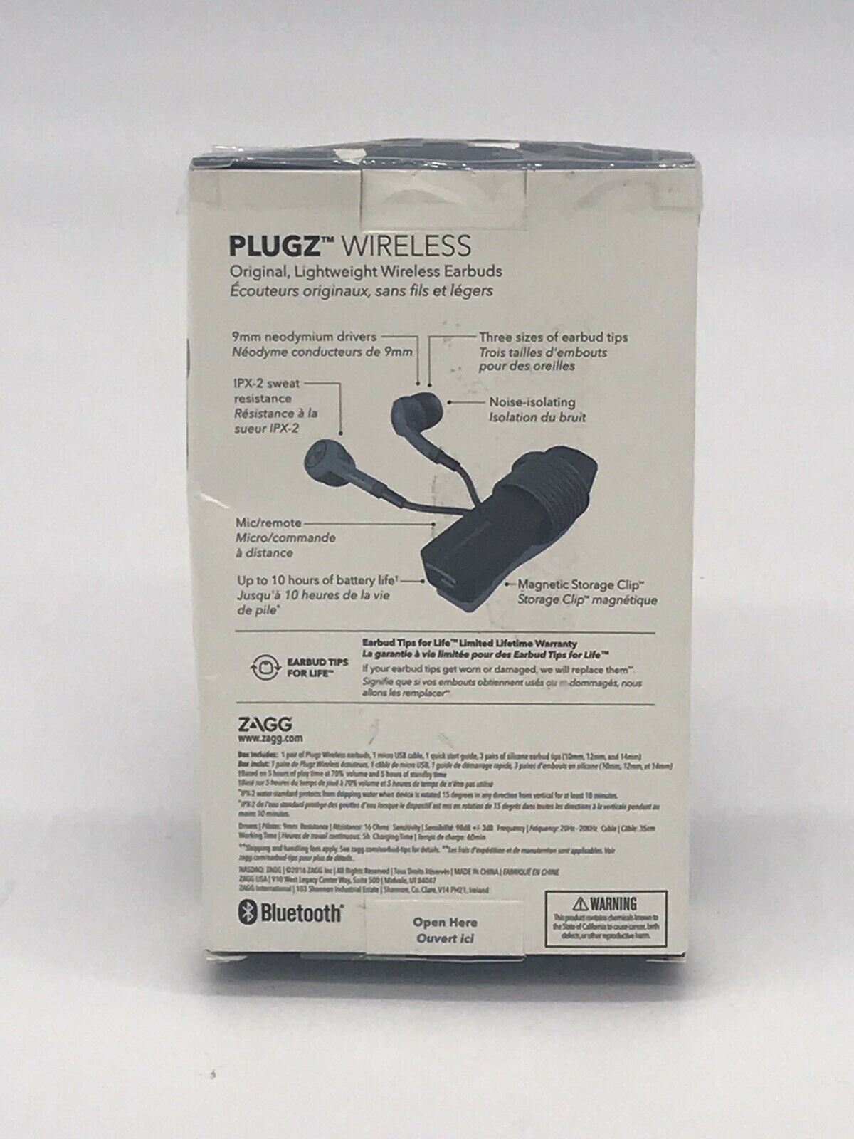 iFrogz Plugz Wireless Bluetooth Earbuds InEar Earbud Headphones Sweat