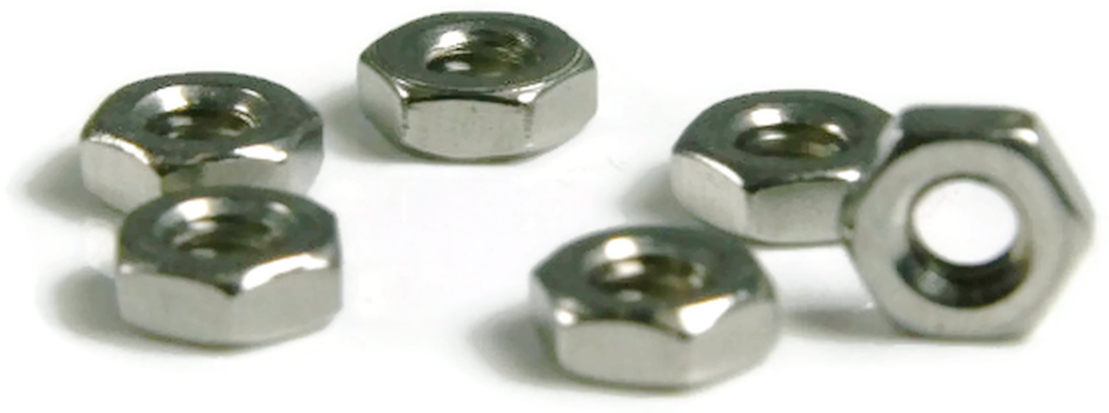 Qty 50 Stainless Steel Hex Machine Screw Nut Small Pattern #4-40