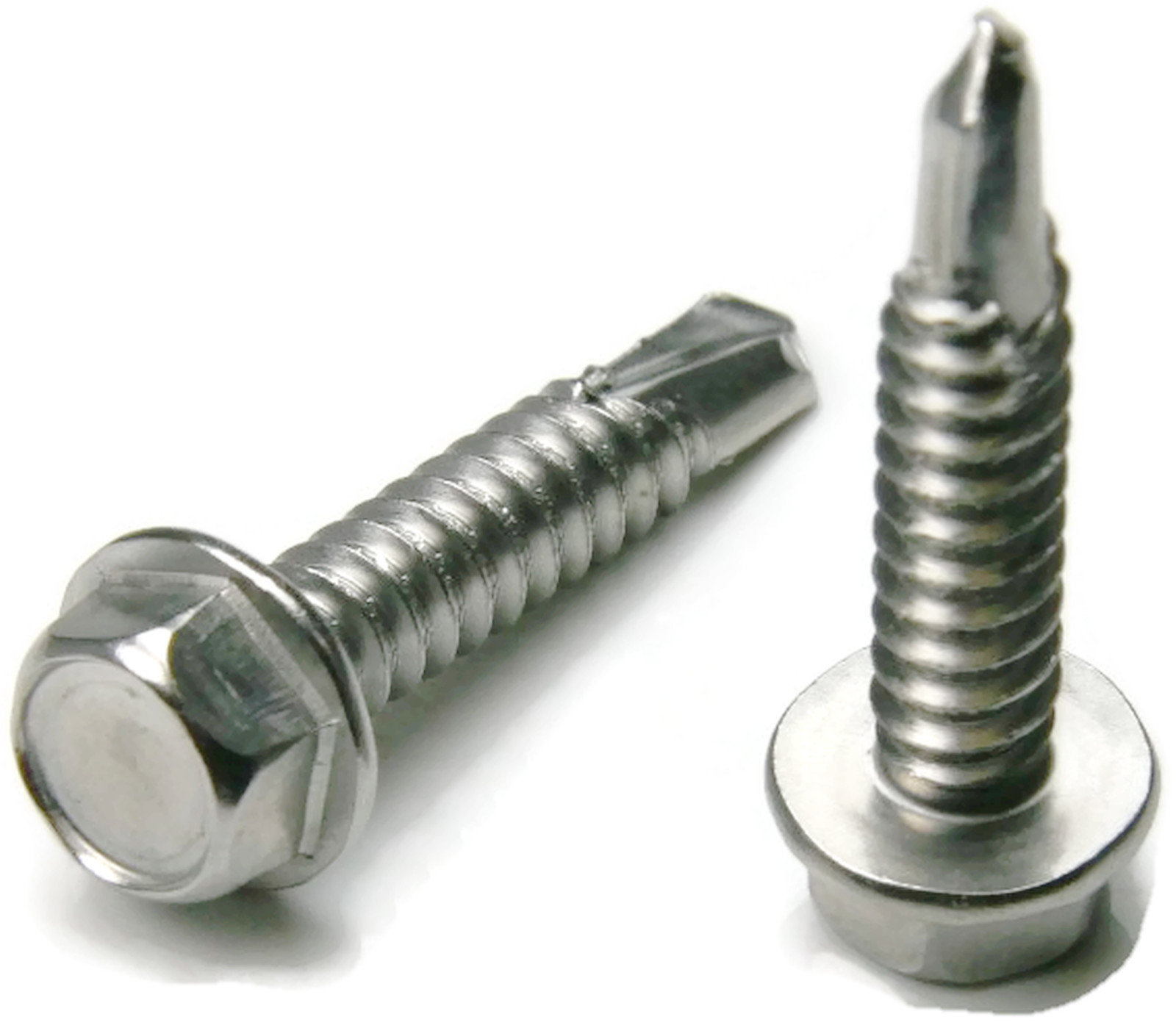 250 #10 x 3//4/" Stainless Steel Roofing Siding Screws Hex Washer Head TEK EPDM