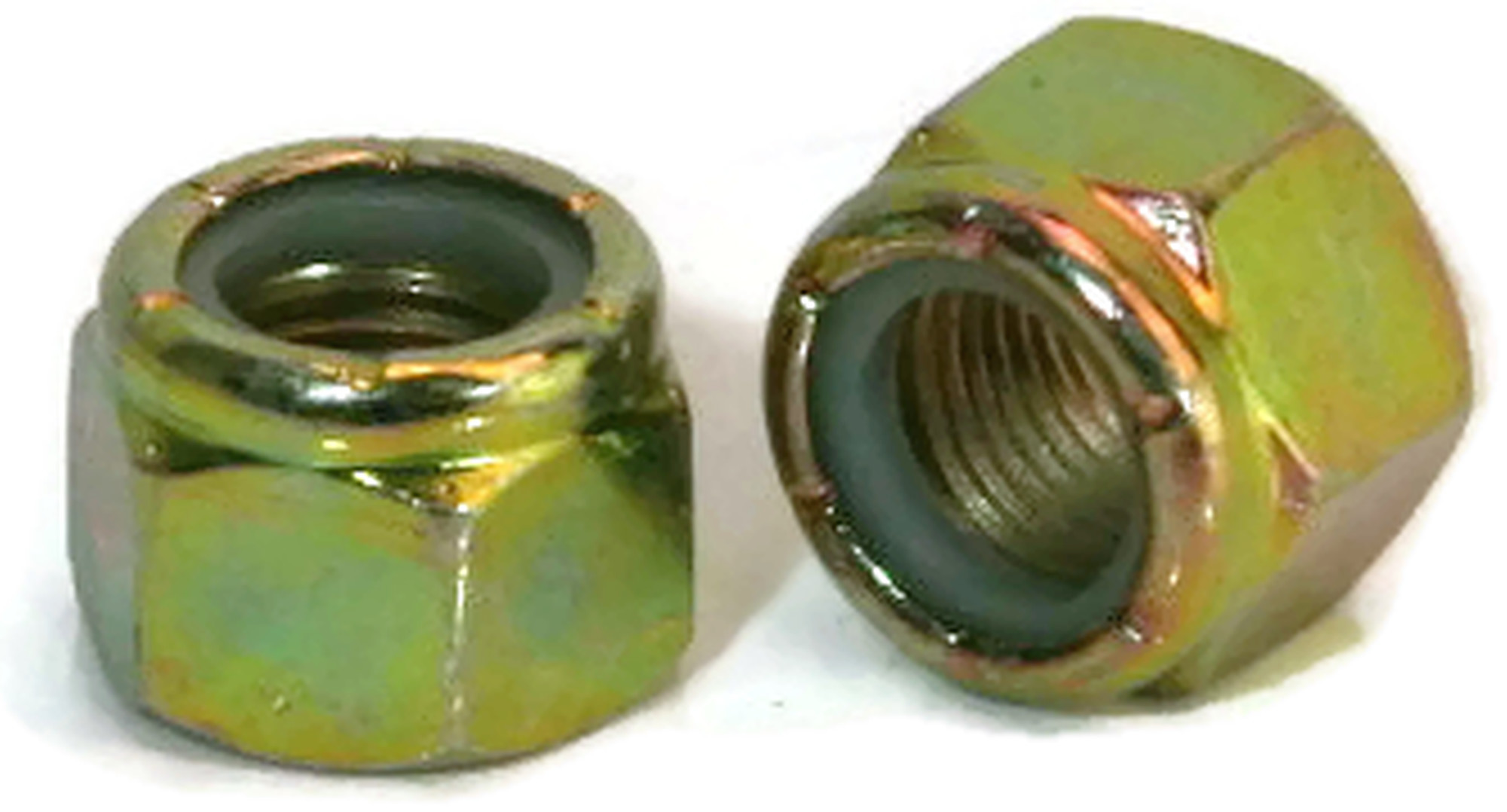 Hex Finished Nuts Grade 8 Yellow Zinc UNC 7//16/"-14 QTY 50