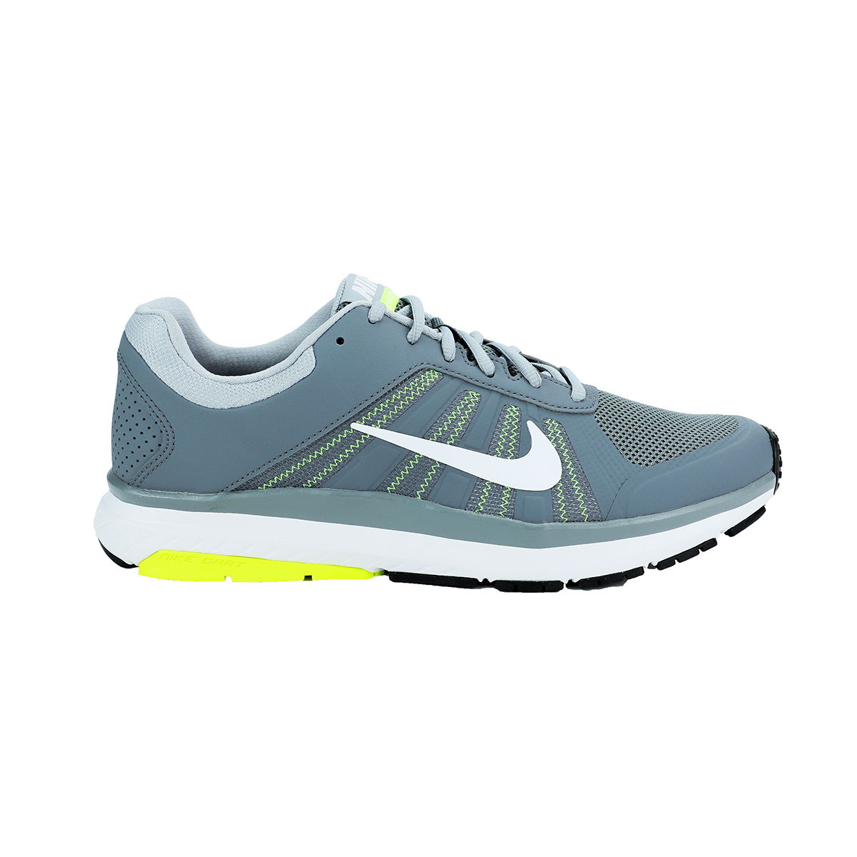 nike men grey dart 12 msl running shoes