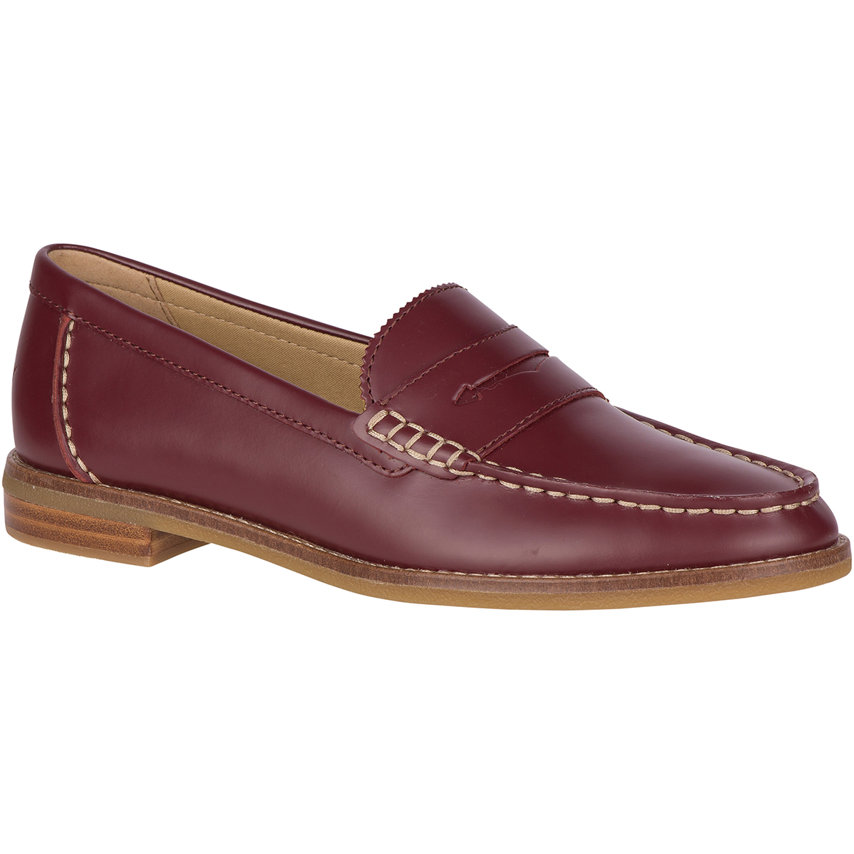 Sperry Women's Seaport Penny Loafers Burgundy 6 eBay