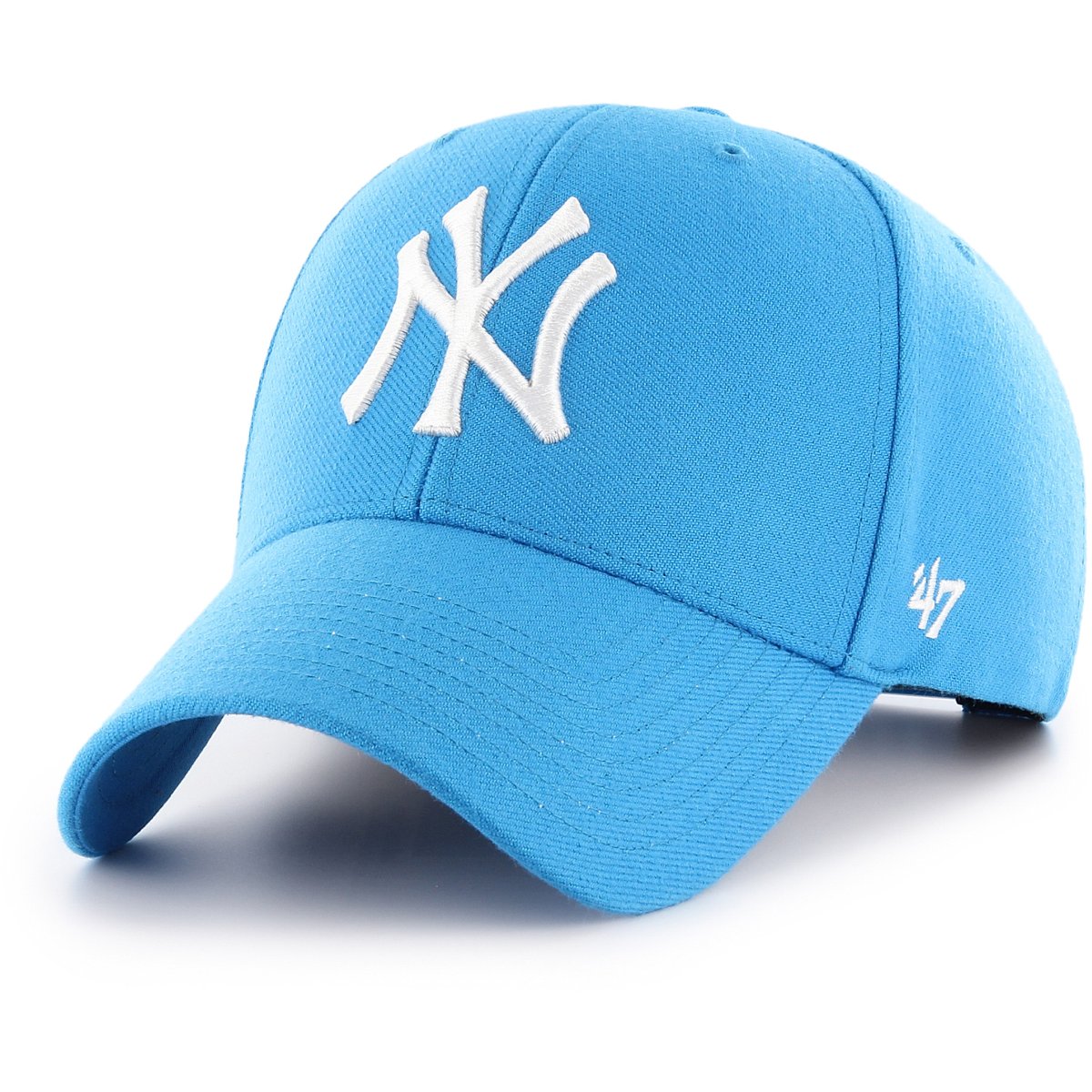 【海外限定】'47 Brand CAPTAIN New York Yankees Sky Blue New York Yankees '47 Ultra Suede Captain Snapback Hat