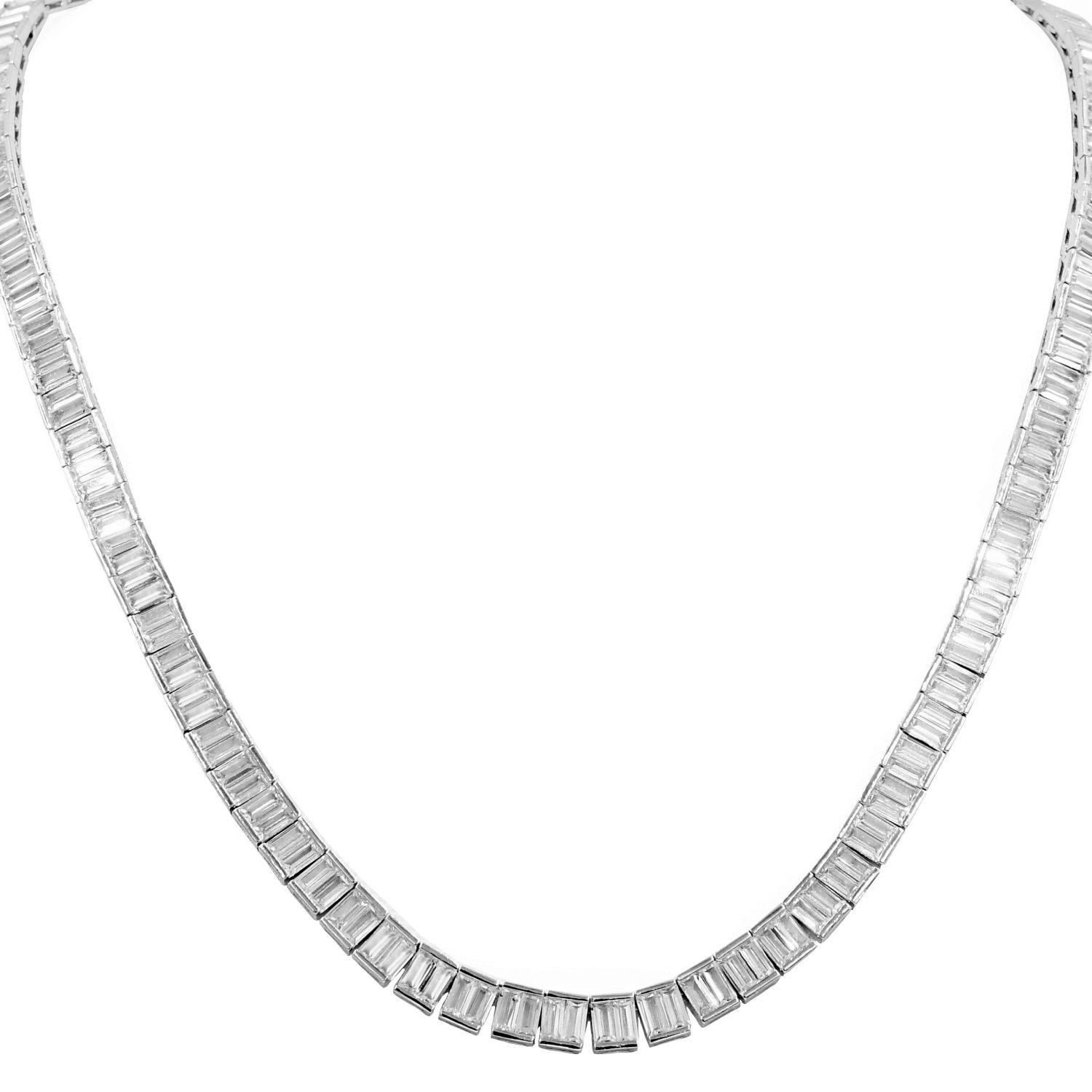 Iced Out Bling Zirkonia Tennis Kette - GLAMOROUS SQUARE 6mm - Bild 6 von 9