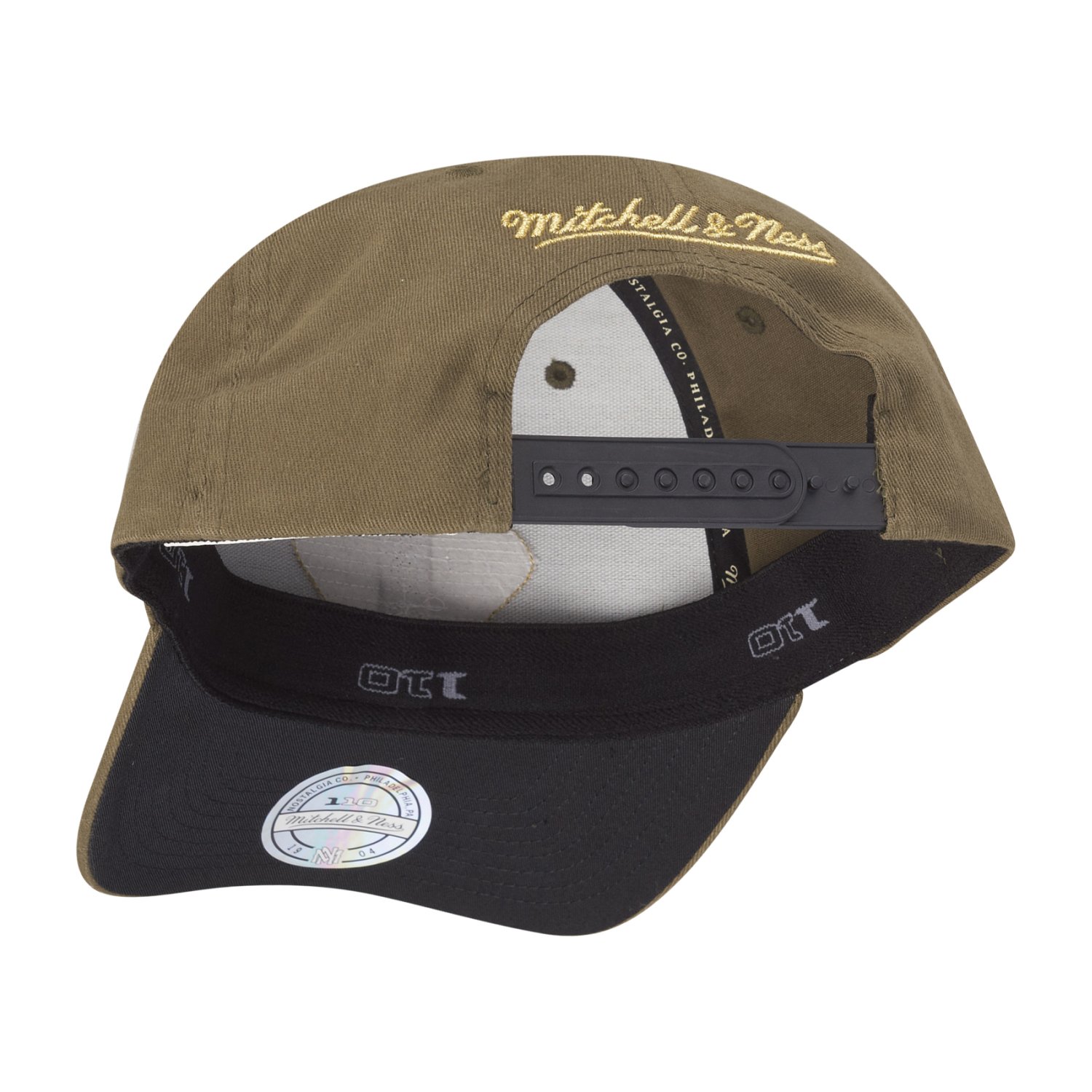 Mitchell /& Ness 110 Flexfit Snapback Cap Brooklyn Nets Olive