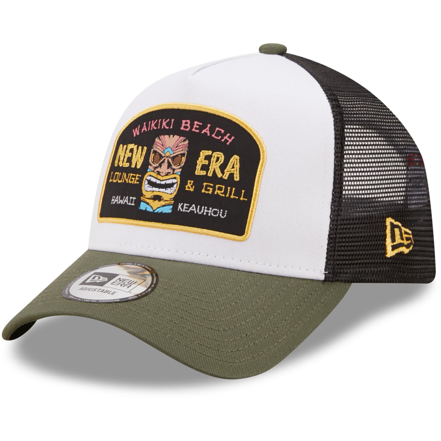 【New Era】 ★ GOLF CAP ★ SEERSUCKER A-FRAME TRUCKER ★ New Era Golf 9FORTY A-Frame Tracker Seersucker 4 Colors