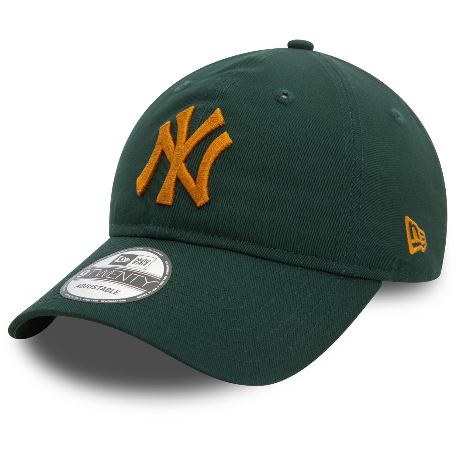 Casquette New Era 9Forty - New York Yankees, Vert Forêt | Couronne Structurée, Sangle Réglable - 5
