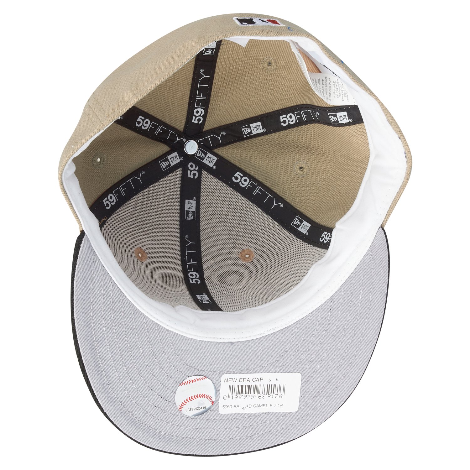 Casquette ajustée 59FIFTY Kaki Stone Mist New Era des San Diego Padres pour hommes