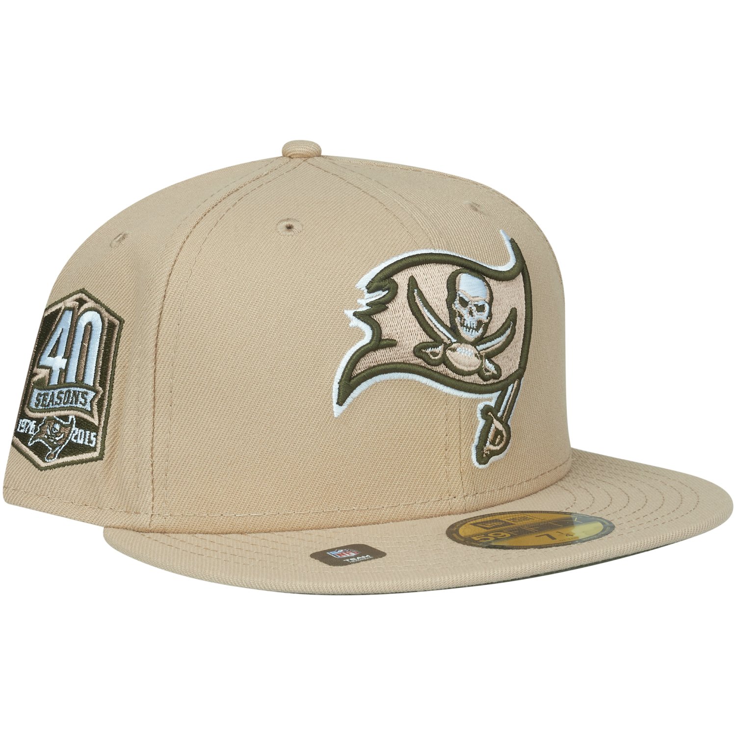 New Era 59Fifty Fitted Cap ANNIVERSARY NFL Teams beige rifle