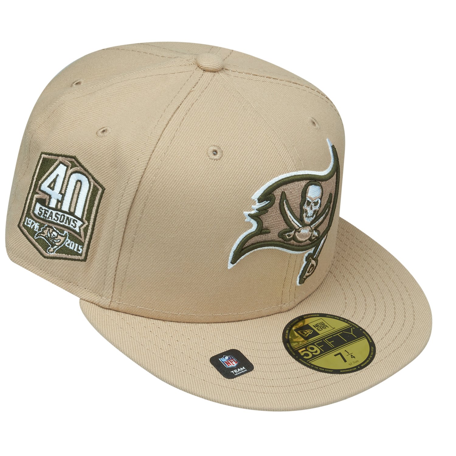 New Era 59Fifty Fitted Cap ANNIVERSARY NFL Teams beige rifle