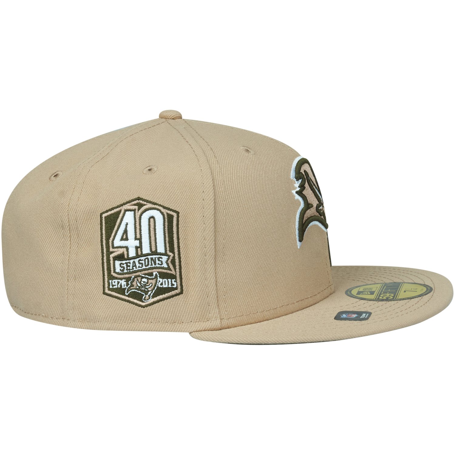 New Era 59Fifty Fitted Cap ANNIVERSARY NFL Teams beige rifle