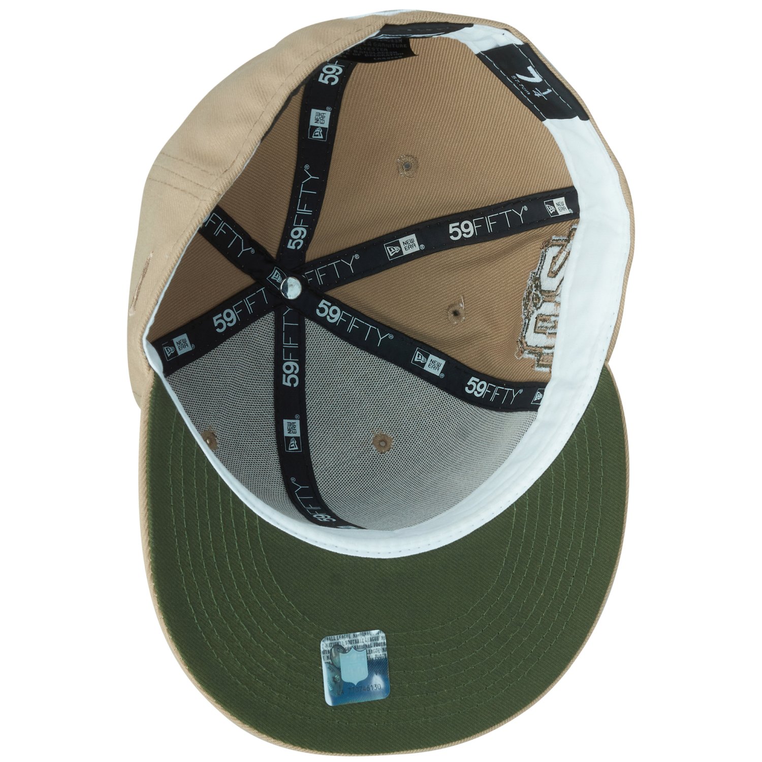 New Era 59Fifty Fitted Cap ANNIVERSARY NFL Teams beige rifle