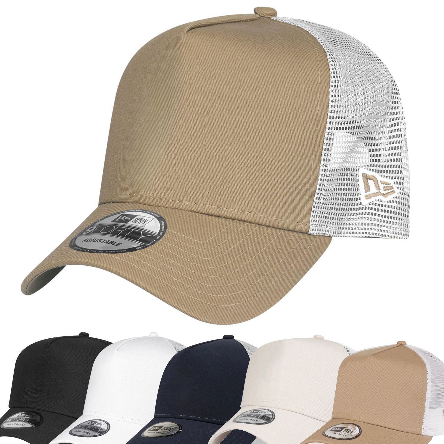 Cappellino New Era 9Forty A-Frame, Mesh, Regolabile - Tema 24 Ore Di Le Mans, Colore Navy