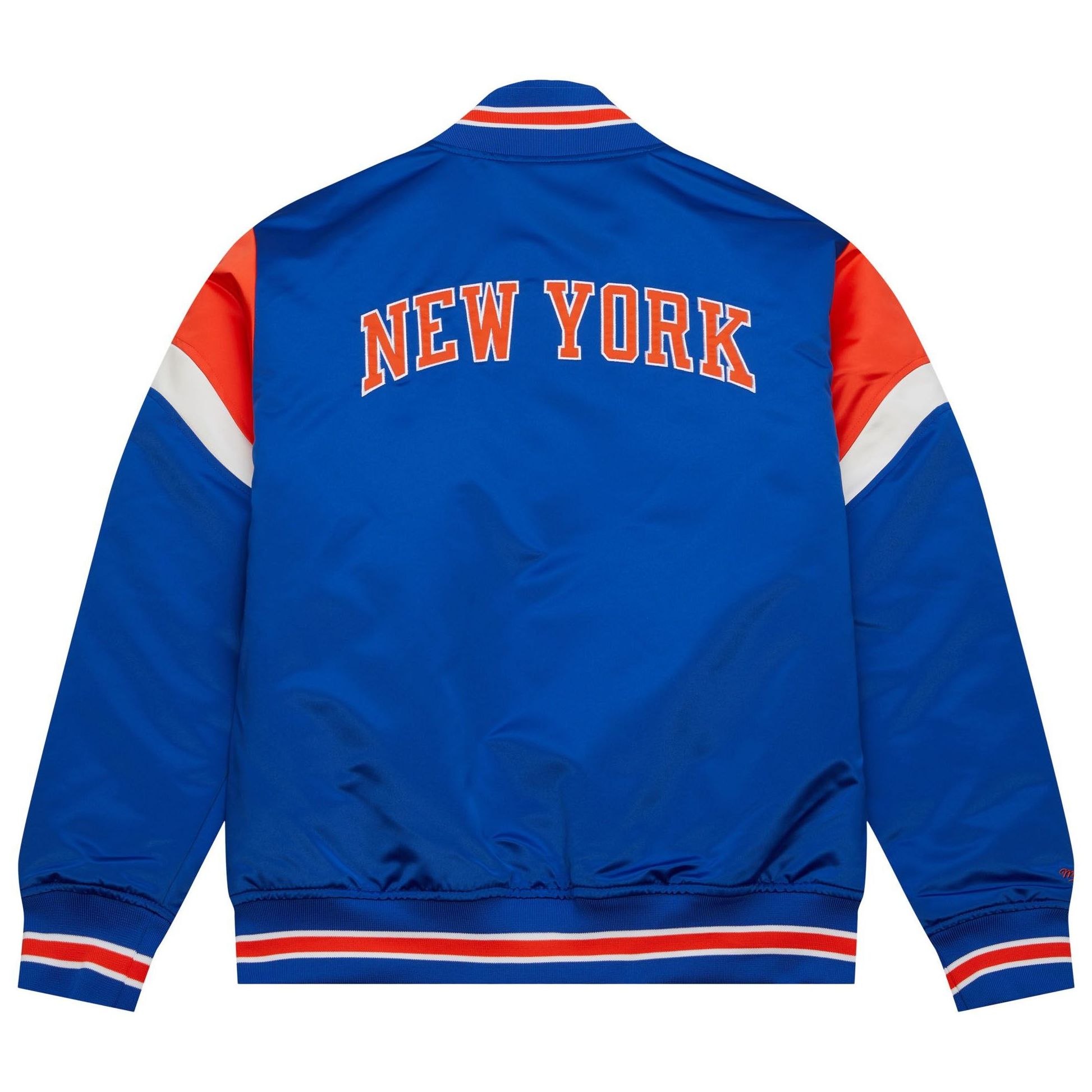 ジャケット・アウター NEW YORK KNICKS NBA HEAVYWEIGHT SATIN Mitchell & Ness NBA HEAVYWEIGHT SATIN JACKET NEW YORK KNICKS