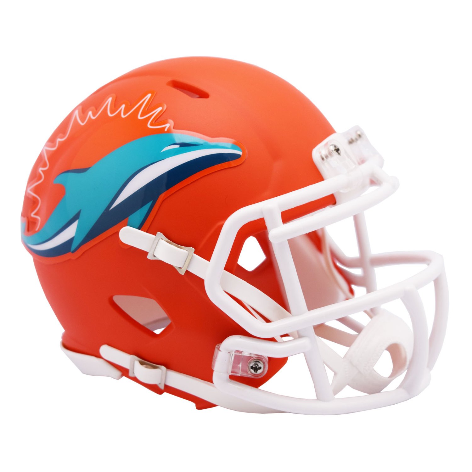 Riddell Mini Football Helmet NFL AMP Miami Dolphins eBay